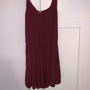 Garage Maroon romper spaghetti straps